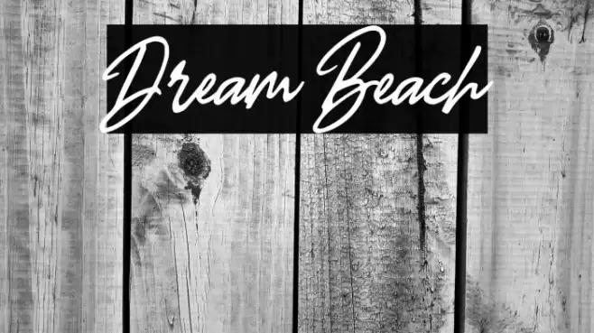 Dream Beach Font examples