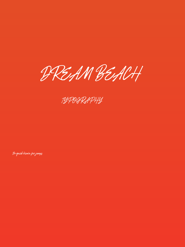 Dream Beach Poster
