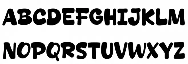 Dream Beige Schriftart Groß