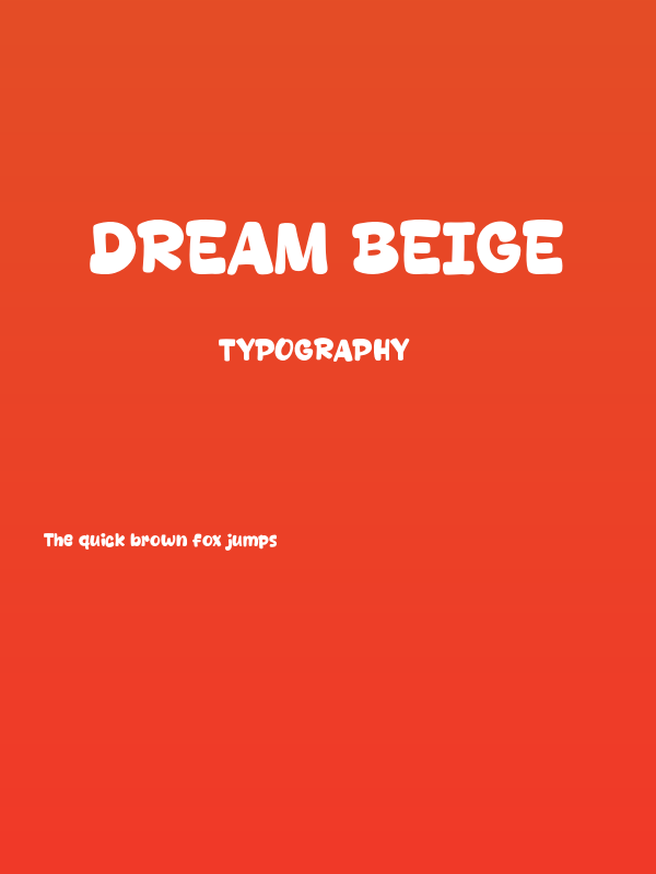 Dream Beige Poster