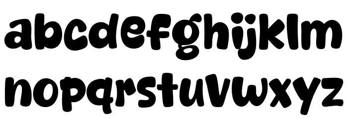 Dream Beige Font LOWERCASE