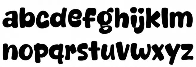 Dream Beige Font LOWERCASE