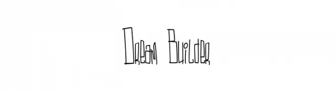 Dream Builder  Fuentes Gratis Descargar