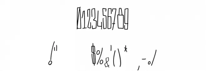 Dream Builder Font OTHER CHARS