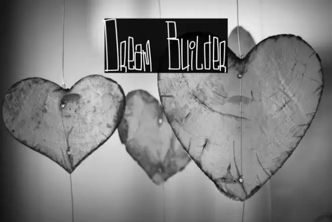 Dream Builder Font examples