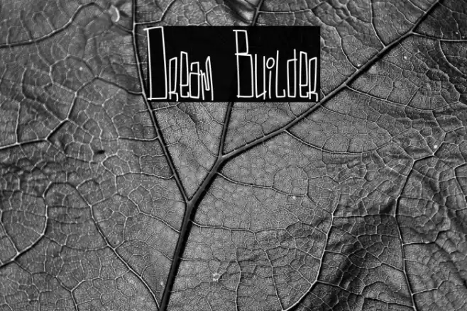 Dream Builder Font examples