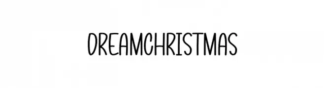 Dream Christmas Frei Schriftart Herunterladen