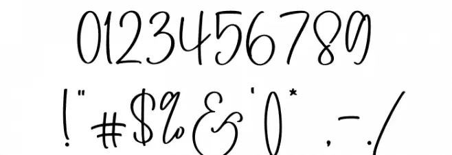 Dream Collection Font OTHER CHARS