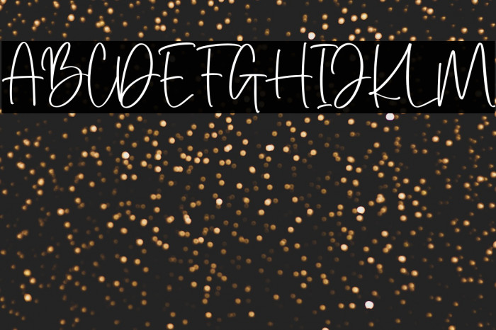 Dream Collection Schriftart examples