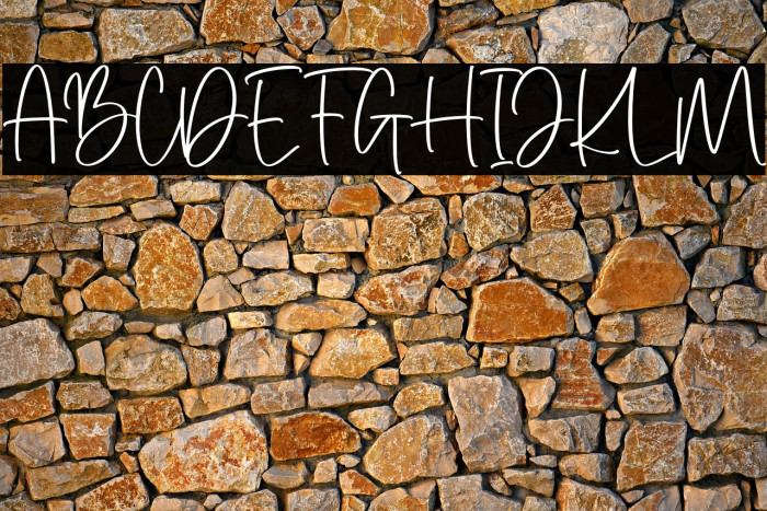 Dream Collection Schriftart examples