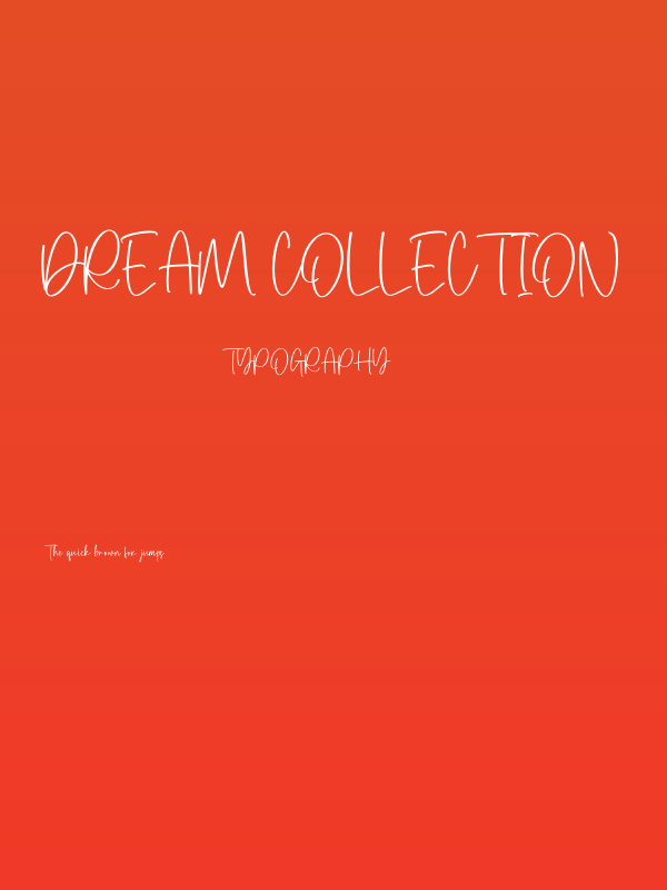 Dream Collection Poster