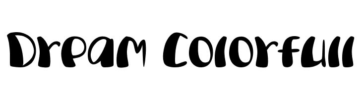 Dream Colorfull  नि: शुल्क फ़ॉन्ट्स डाउनलोड