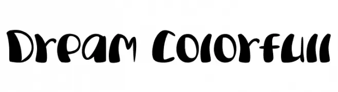 Dream Colorfull  Descarca Fonturi Gratis