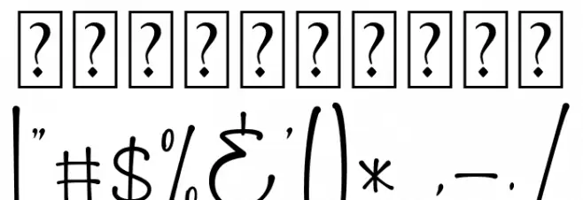 Dream Girl Font OTHER CHARS