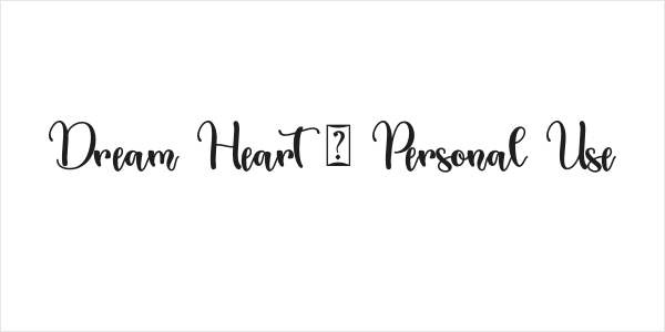 Dream Heart - Personal Use Logo