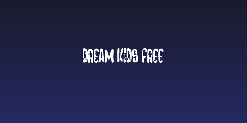 Dream Kids FREE Social Header
