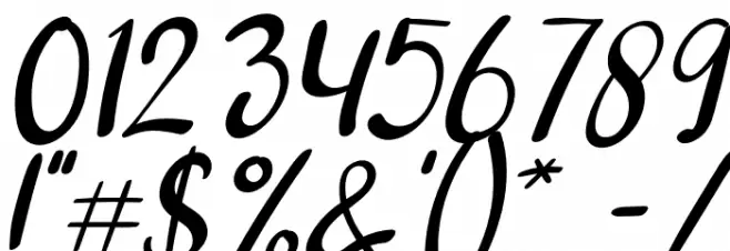 Dream Koala Italic Font OTHER CHARS