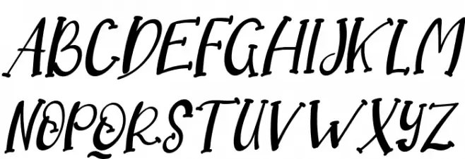 Dream Koala Italic 字体 大写