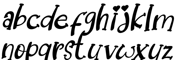 Dream Koala Italic Font LOWERCASE