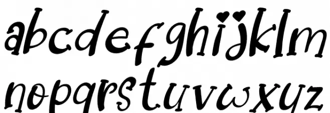 Dream Koala Italic Шрифта строчной