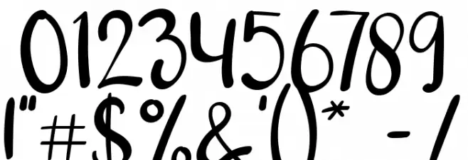 Dream Koala Font OTHER CHARS