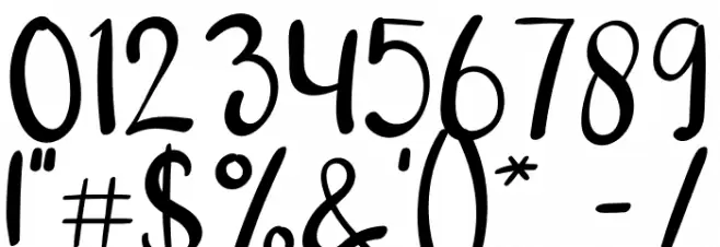 Dream Koala Font OTHER CHARS