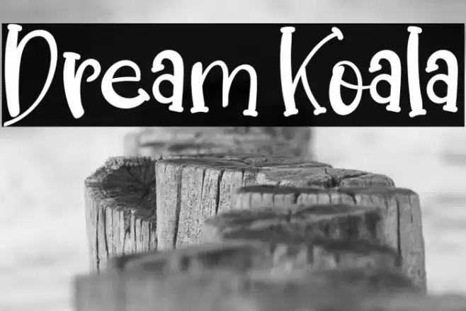 Dream Koala Font examples
