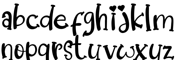 Dream Koala Font LOWERCASE
