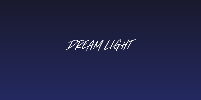 Dream Light Social Header