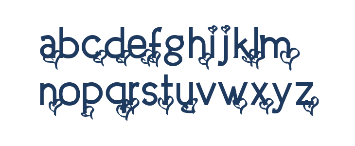 Dream Love Valentine Bold Lowercase