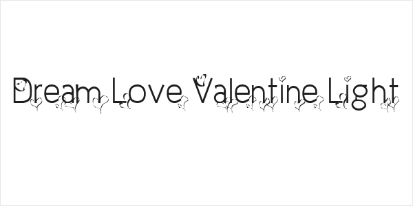 Dream Love Valentine Light Logo
