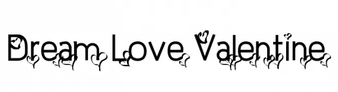 Dream Love Valentine  フリーフォントのダウンロード