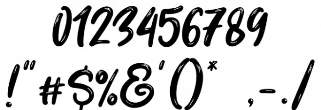 Dream Meadow Font OTHER CHARS