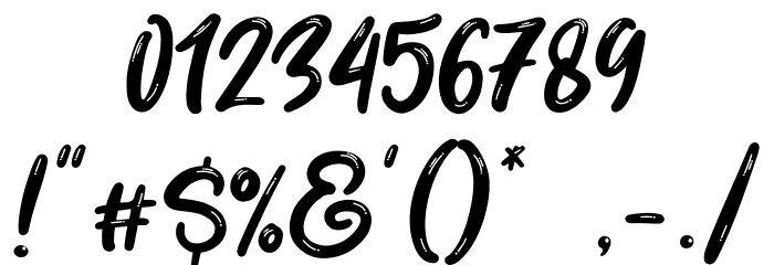Dream Meadow Font OTHER CHARS