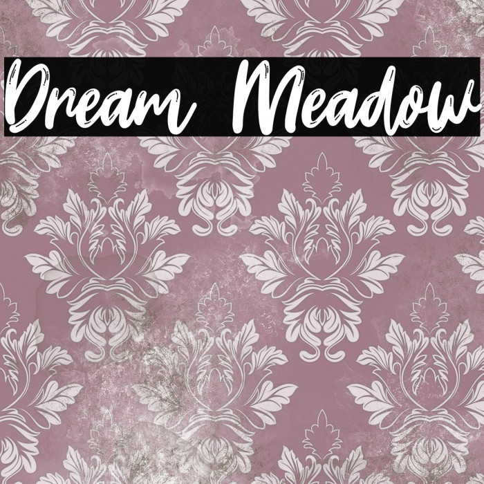 Dream Meadow Font examples