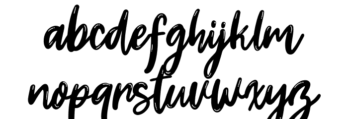 Dream Meadow Font LOWERCASE