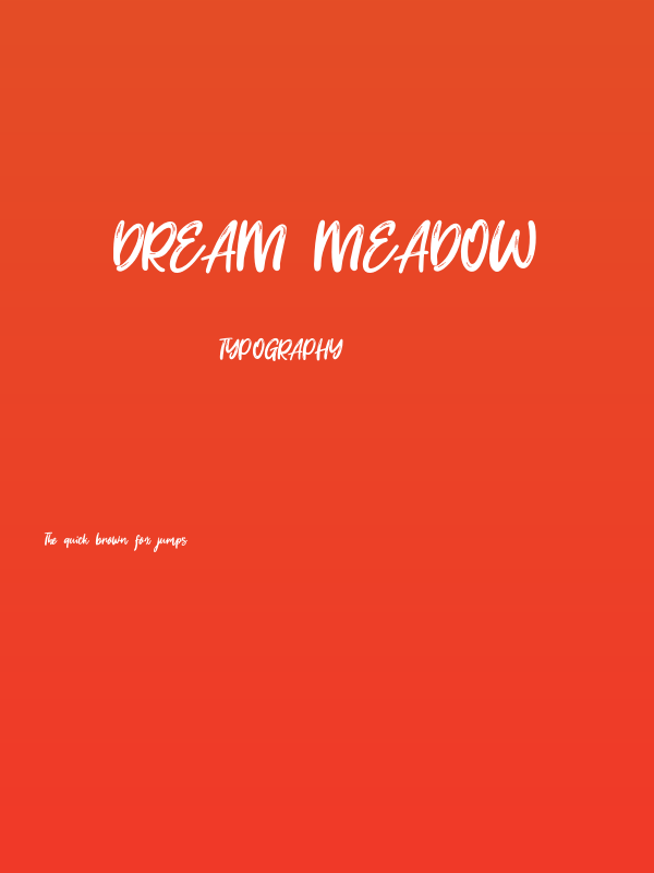 Dream Meadow Poster