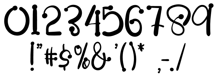 Dream Moment Font OTHER CHARS
