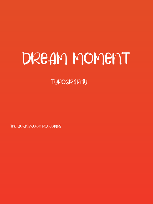 Dream Moment Poster