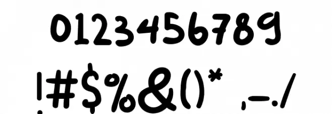 Dream Night Font OTHER CHARS