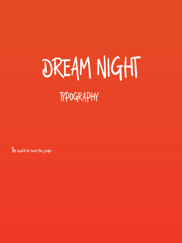 Dream Night Poster