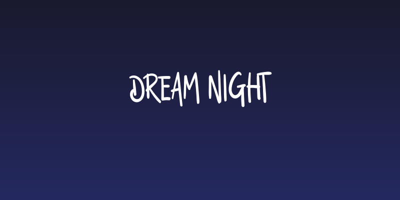 Dream Night Social Header