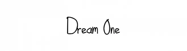 Dream One  les polices de caractères gratuit tlcharger