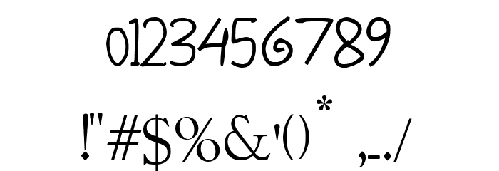 Dream One Font OTHER CHARS