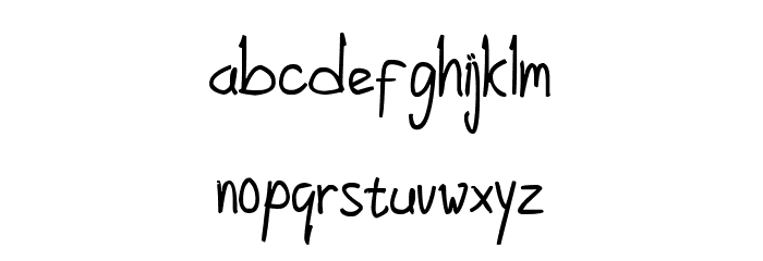 Dream One Font LOWERCASE