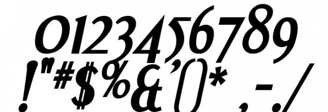 Dream Orphans Bold Italic Font OTHER CHARS