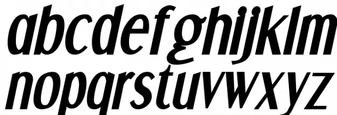 Dream Orphans Bold Italic Caratteri MINUSCOLO