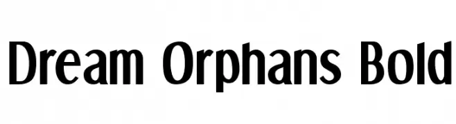 Dream Orphans Bold  Descarca Fonturi Gratis