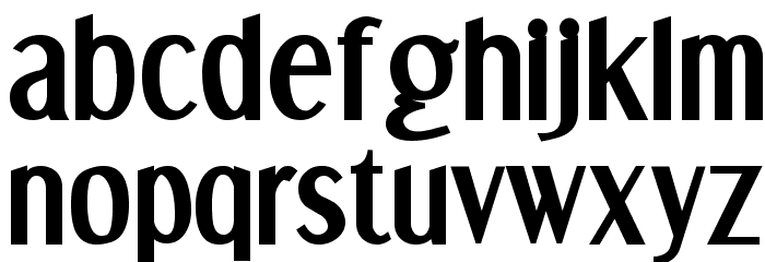 Dream Orphans Bold Font LOWERCASE