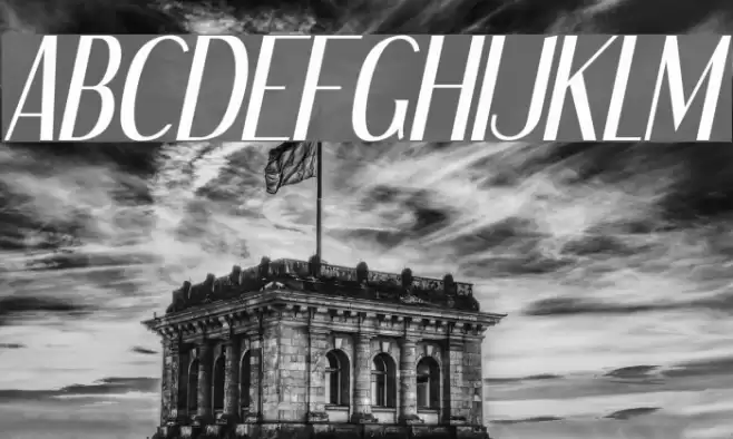 Dream Orphans Italic Font examples